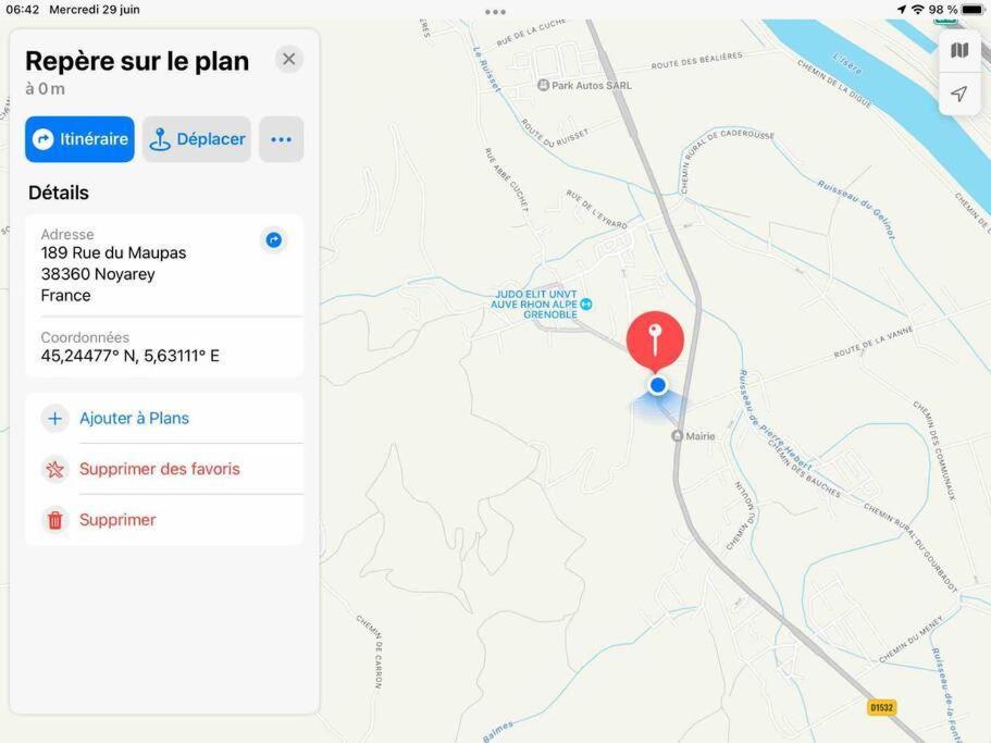 La Dent Du Loup A La Campagne, Proche De Grenoble Villa Noyarey Ngoại thất bức ảnh